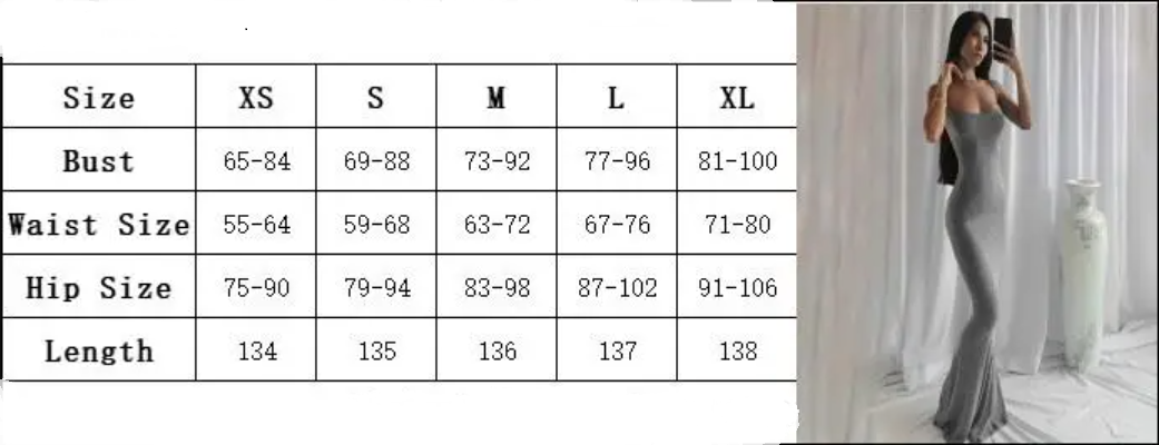 Sexy Backless Bodycon Summer Slip Dress | Maxi Dress