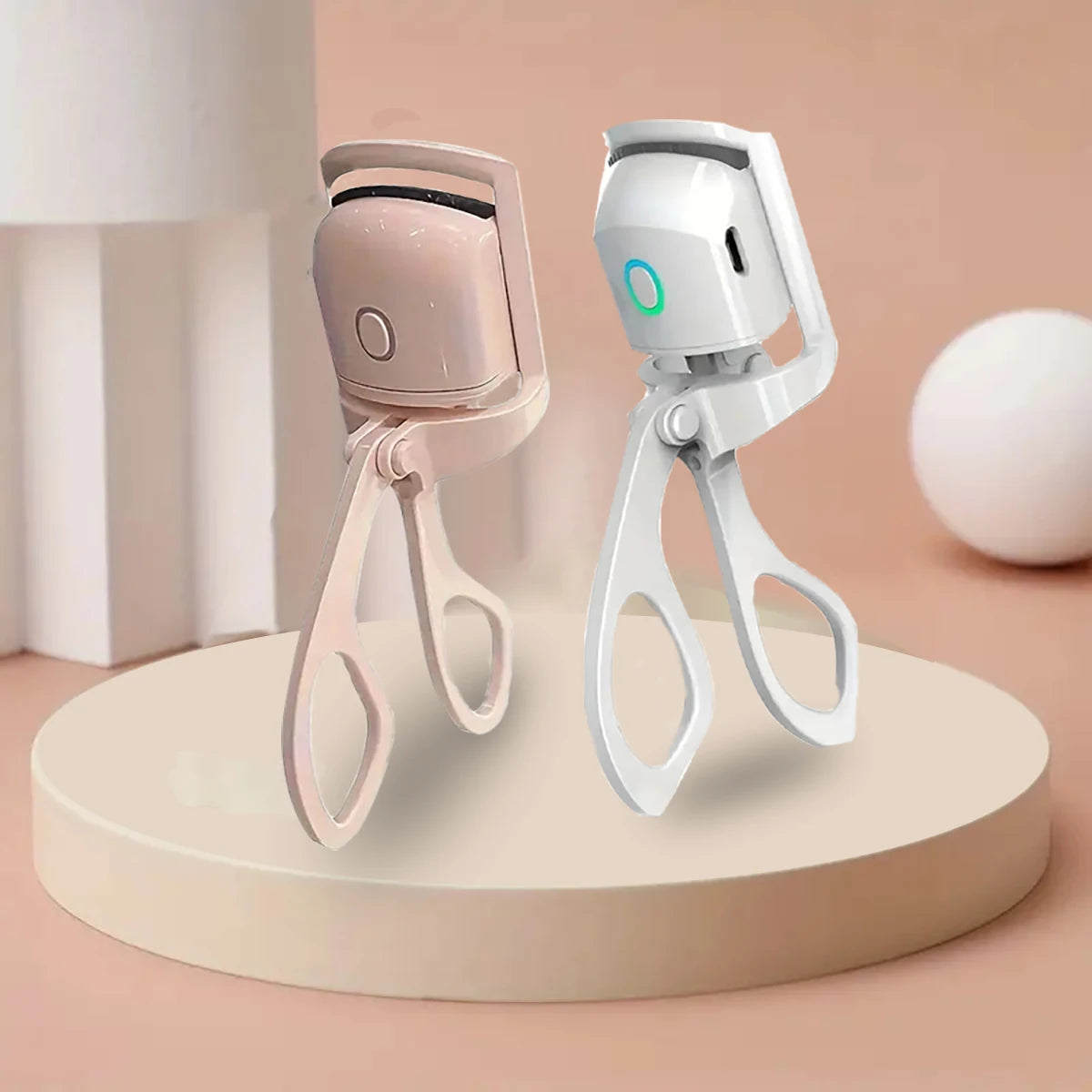 USB Oplaadbare Elektrische Wimperkruller β Draagbaar & Warmtegestuurd Design