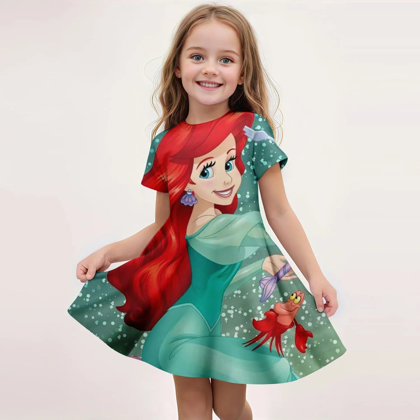 Summer Mermaid Dress for Girls