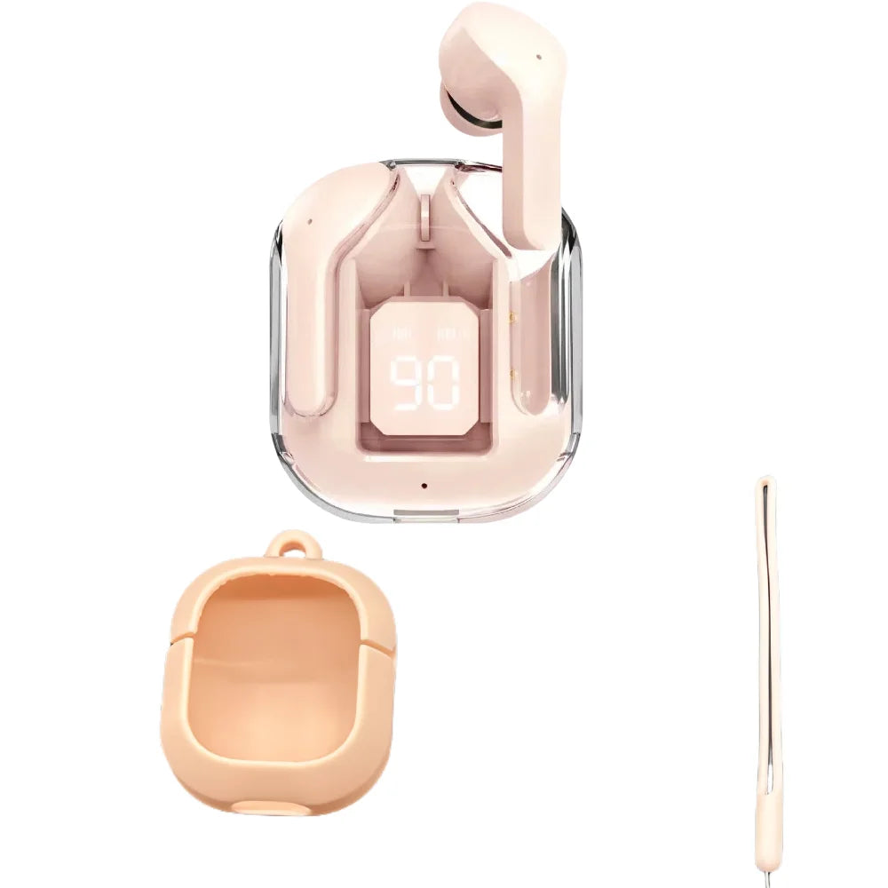 Draadloze Bluetooth 5.3 Oordopjes met LED Display & Noise Cancelling