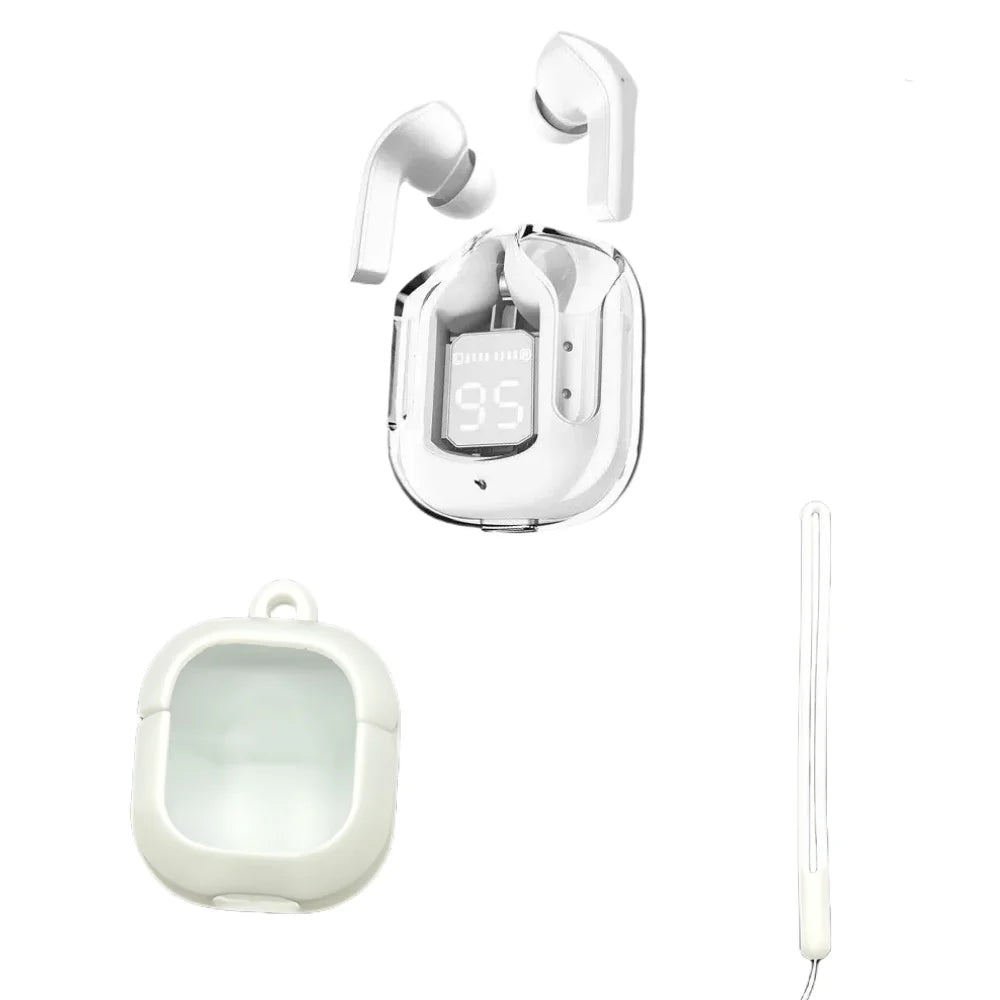 Draadloze Bluetooth 5.3 Oordopjes met LED Display & Noise Cancelling