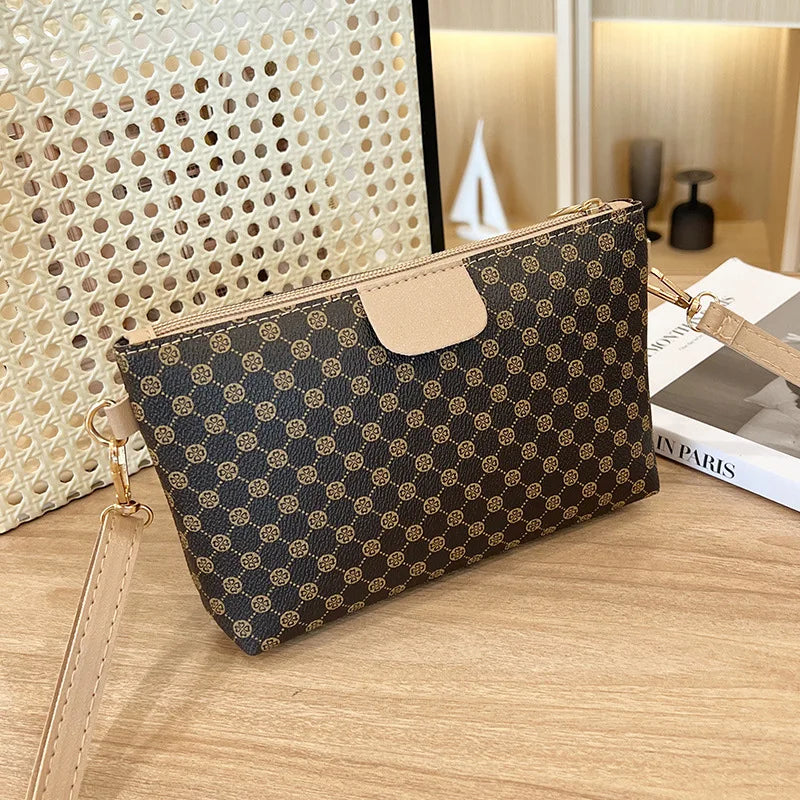 Retro Crossbody Bag for Women 2025 – Envelope Style with Contrast Flap | Mini Shoulder Phone Purse