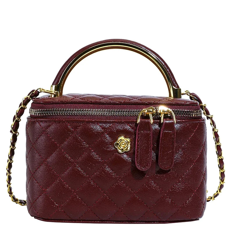 Luxury Ladies Handbag 2025 with Gold Chain
