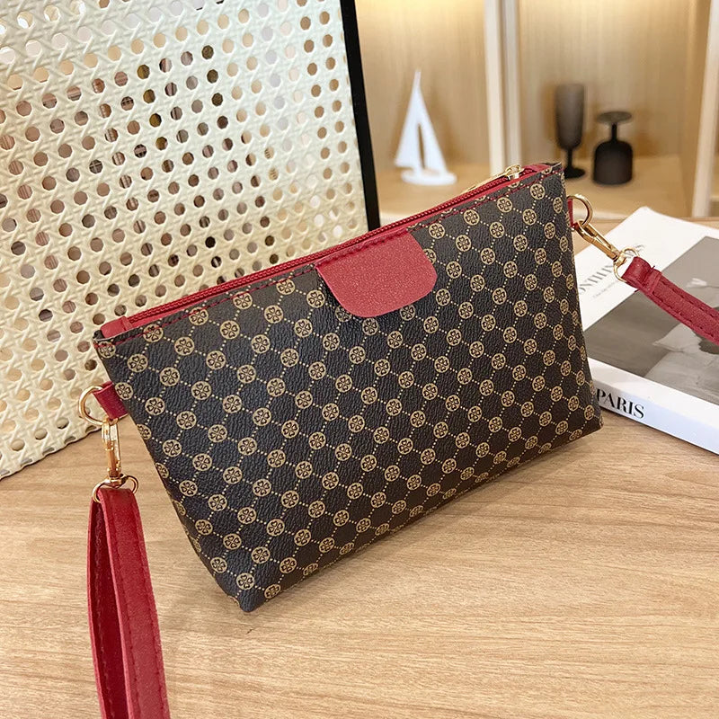 Retro Crossbody Bag for Women 2025 – Envelope Style with Contrast Flap | Mini Shoulder Phone Purse