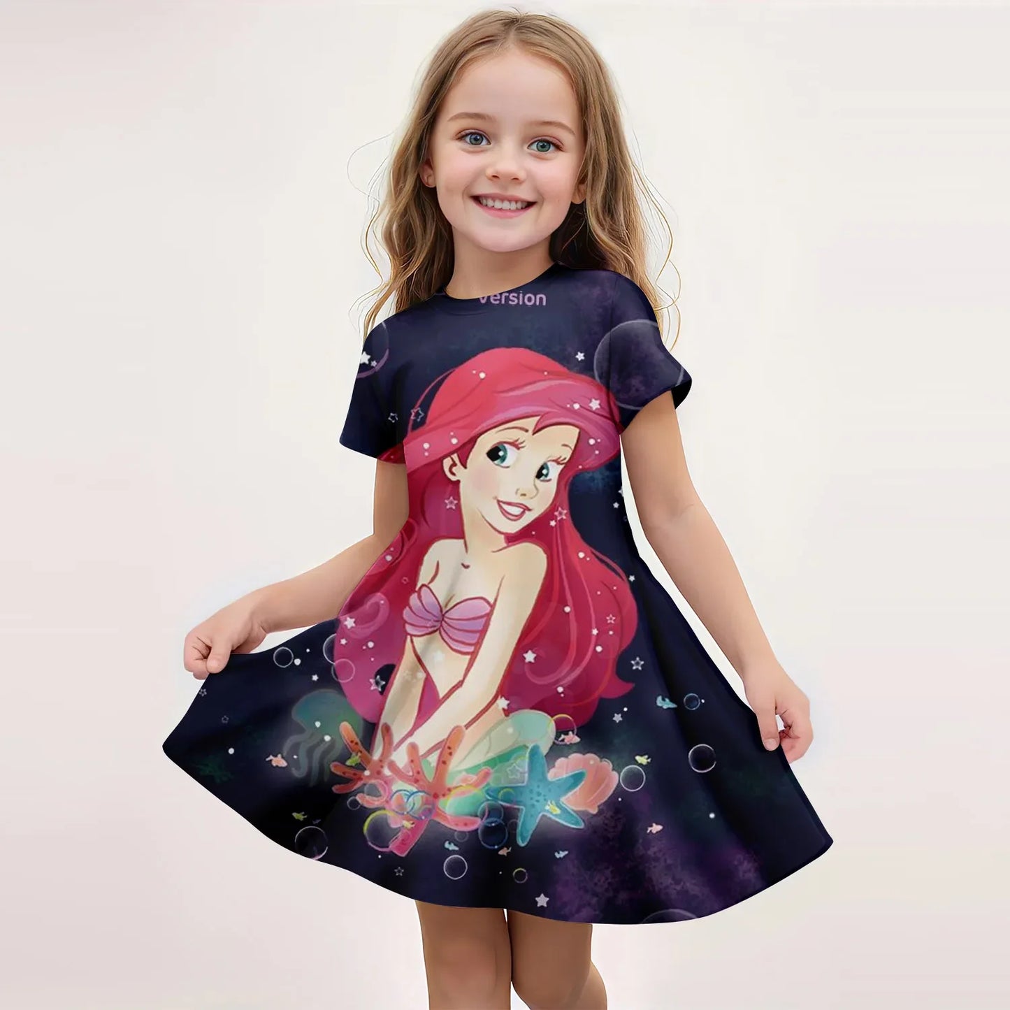 Summer Mermaid Dress for Girls