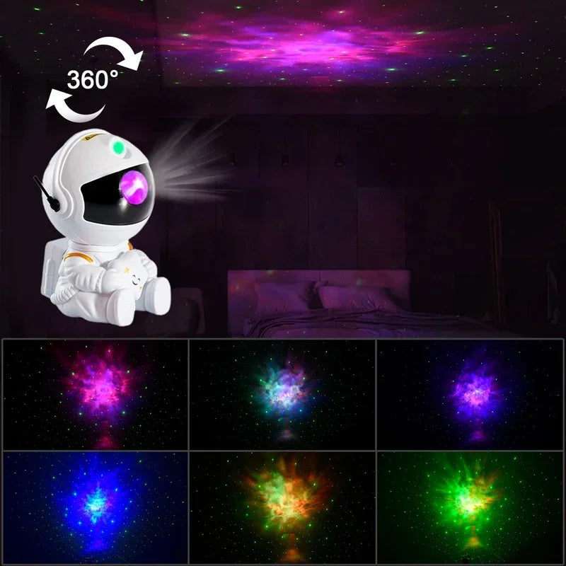 Astronaut Galaxy Projector – Nachtlamp met Sterrenhemel