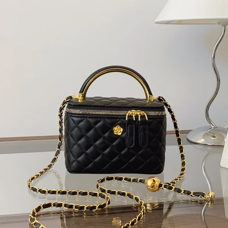 Luxury Ladies Handbag 2025 with Gold Chain