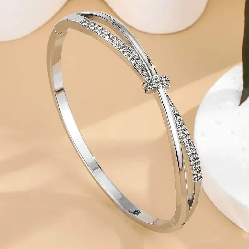 Women’s Bracelet | Water Diamond Decorative Bangle Summer & Party Accessory