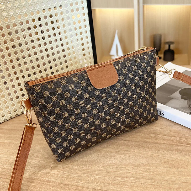 Retro Crossbody Bag for Women 2025 – Envelope Style with Contrast Flap | Mini Shoulder Phone Purse