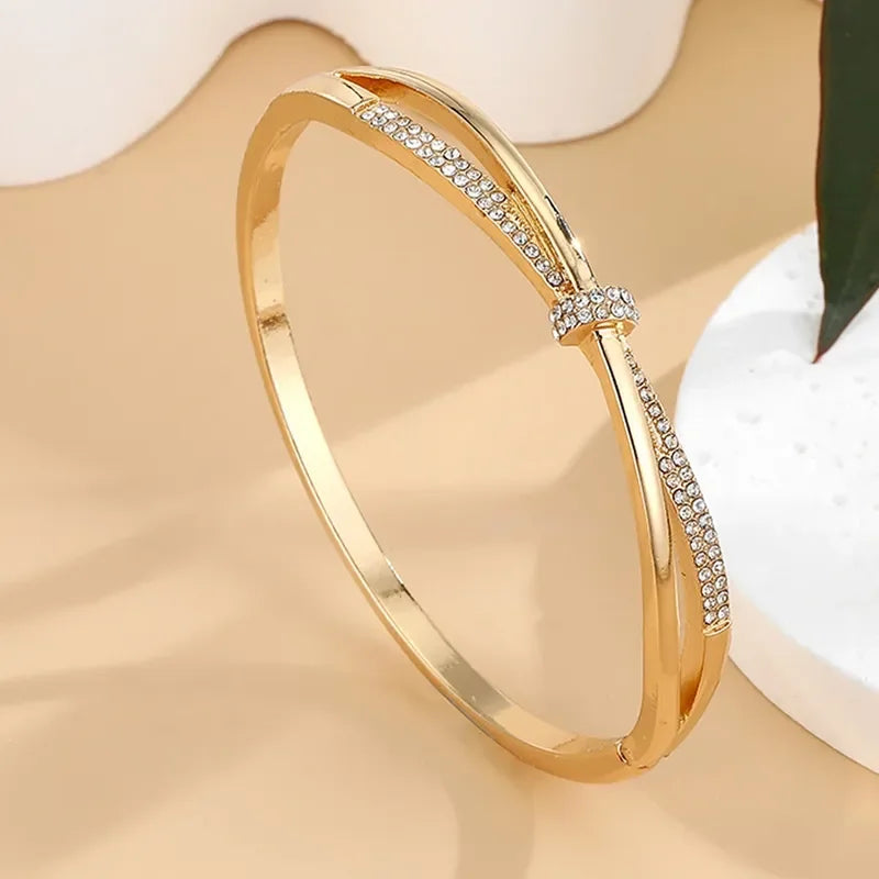Women’s Bracelet | Water Diamond Decorative Bangle Summer & Party Accessory
