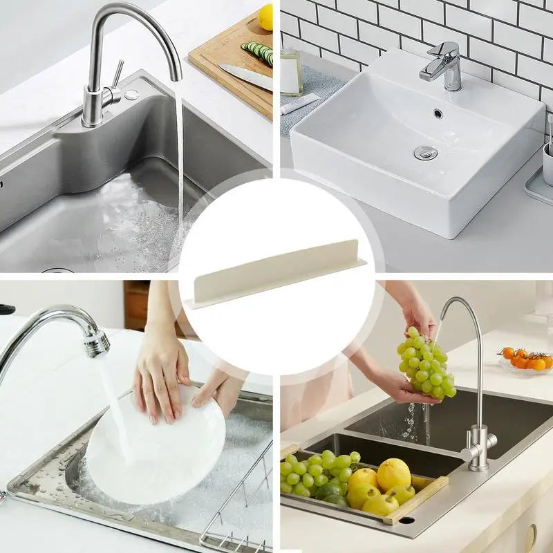 Siliconen Kraan Spatbescherming | Waterdichte Gootsteenbescherming met Zuignap