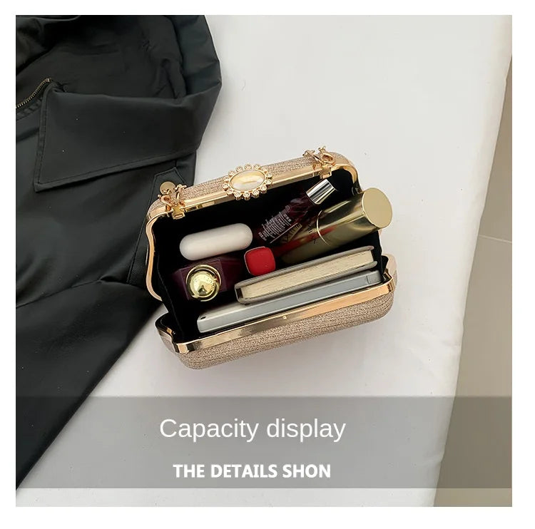 Luxe Glitter Avond Clutch voor Dames | Elegante Feest- en Trouwtas