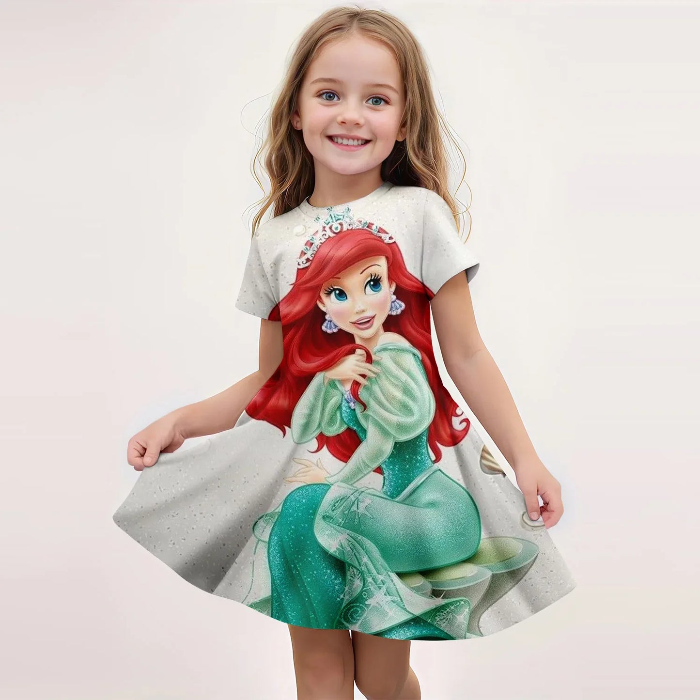 Summer Mermaid Dress for Girls