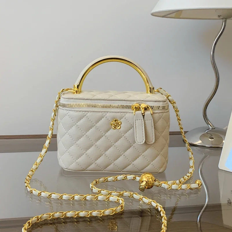 Luxury Ladies Handbag 2025 with Gold Chain