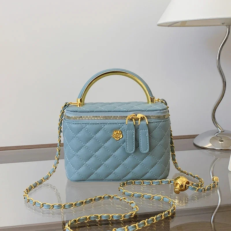 Luxury Ladies Handbag 2025 with Gold Chain