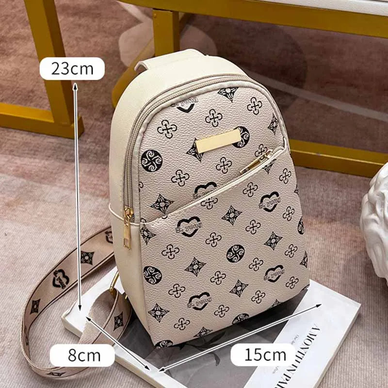 Stylish Printed Crossbody Chest Bag | Outdoor Shoulder Bag for Women