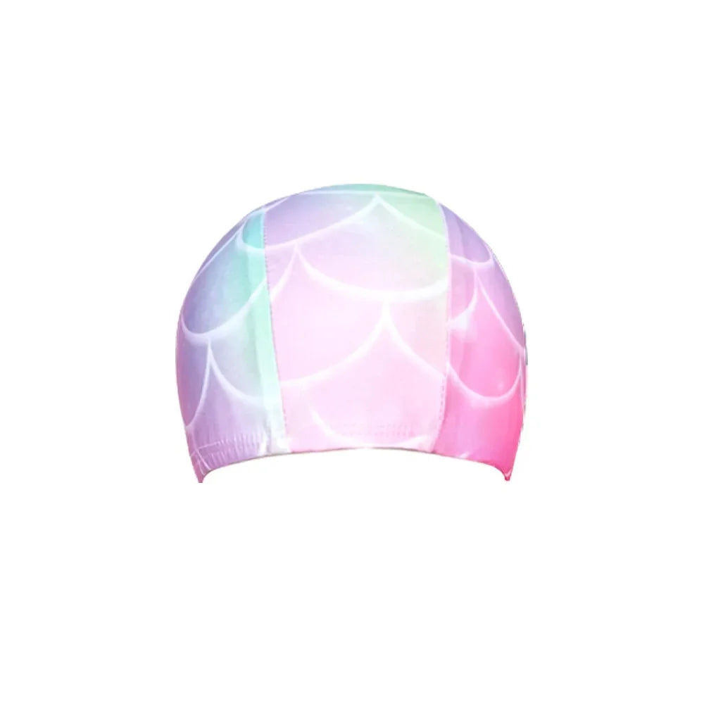 3-Piece Mermaid Swimsuit for Girls | Princess Style Bikini Set with Rainbow Tail | Kids Swimwear