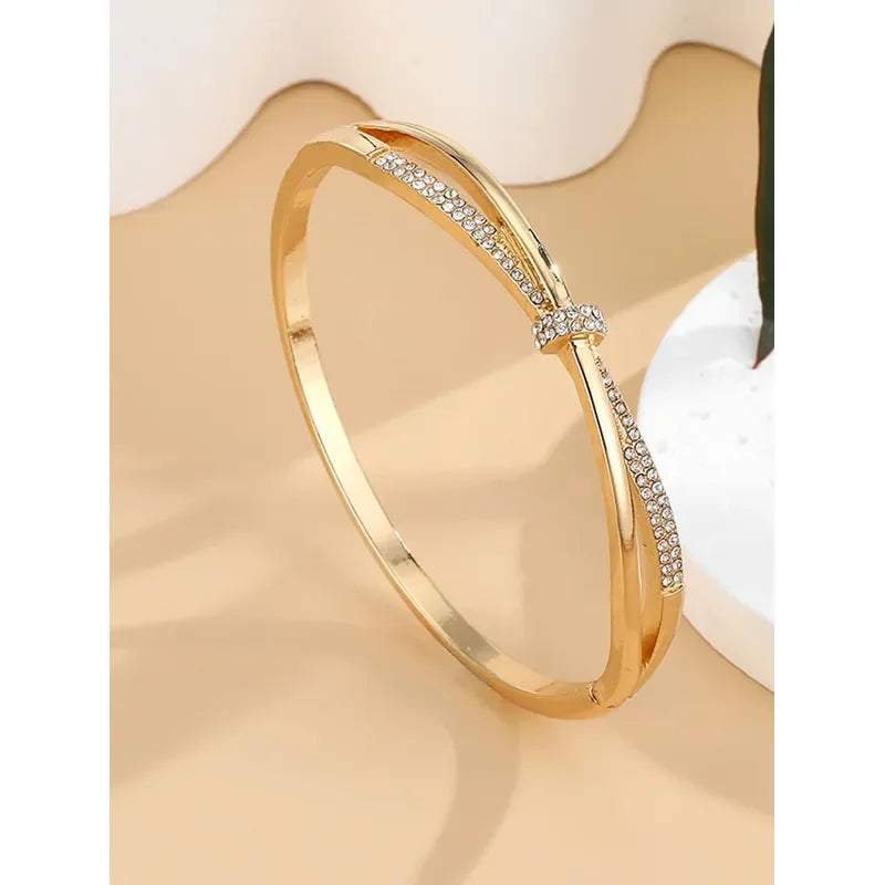 Women’s Bracelet | Water Diamond Decorative Bangle Summer & Party Accessory