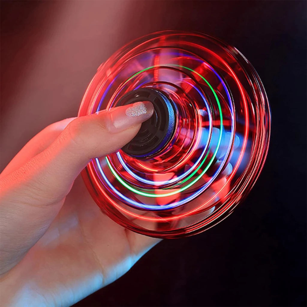 LED UFO Fidget Spinner Drone – The Floating Lightshow Toy for All Ages!