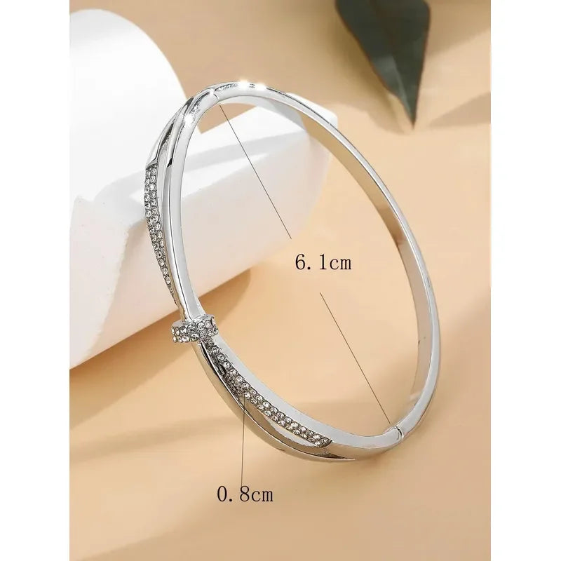 Women’s Bracelet | Water Diamond Decorative Bangle Summer & Party Accessory