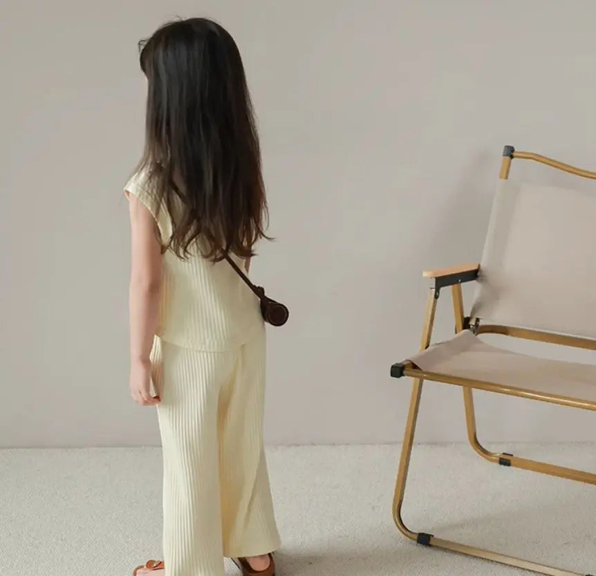 Girls Summer Outfit Set | Top + Pants