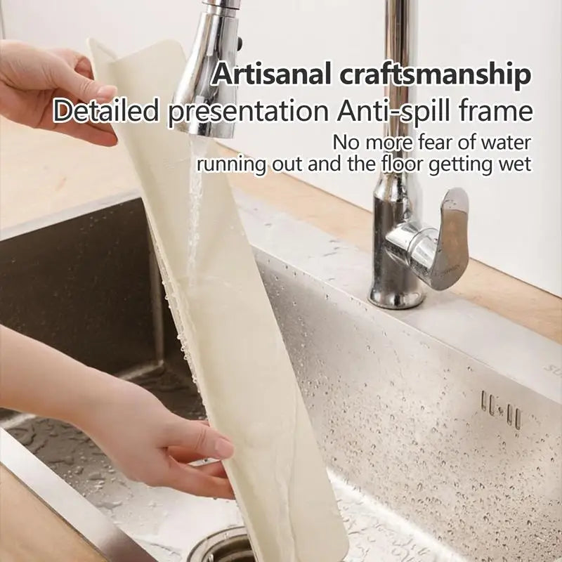 Siliconen Kraan Spatbescherming | Waterdichte Gootsteenbescherming met Zuignap