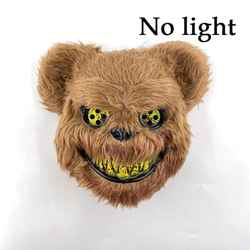 LED Halloween Masker – Eng Konijnen of Beer masker met Lichtgevende Verlichting