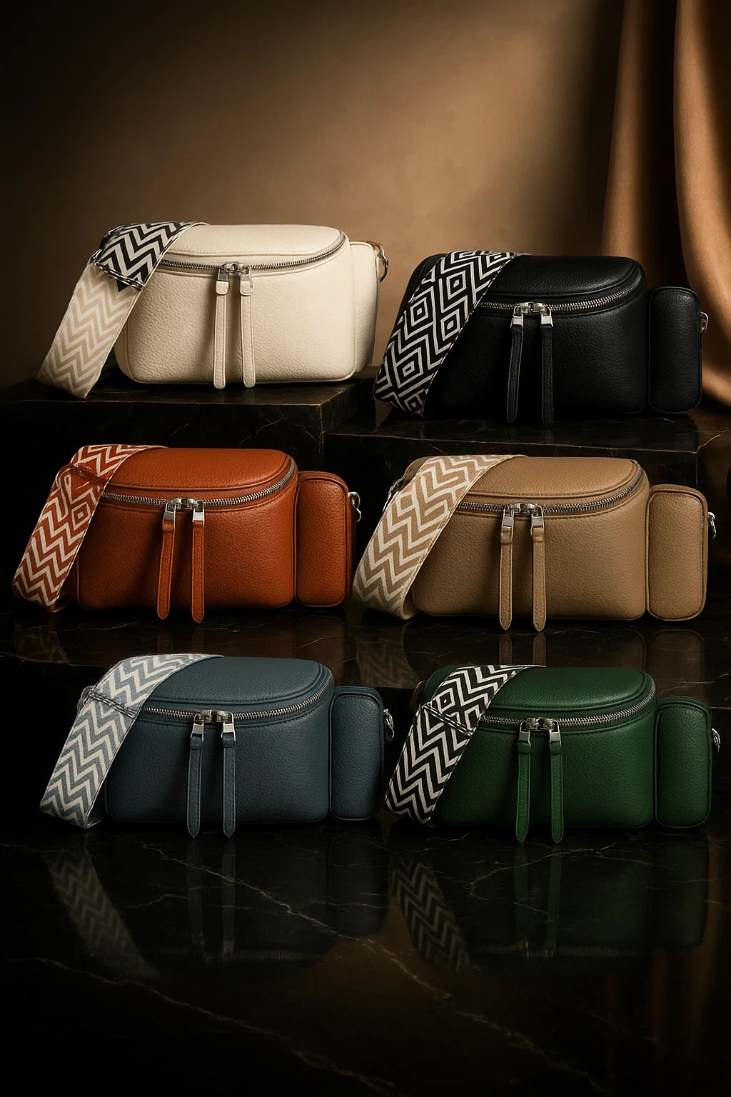 Luxury Crossbody Bag | 2-in-1 Shoulder Bag with FREE Purse