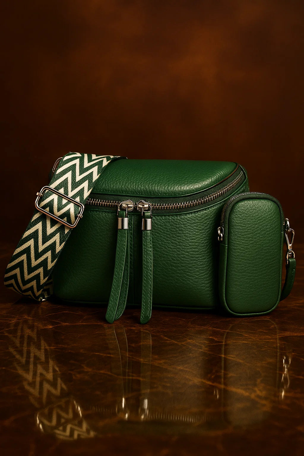 Luxury Crossbody Bag | 2-in-1 Shoulder Bag with FREE Purse