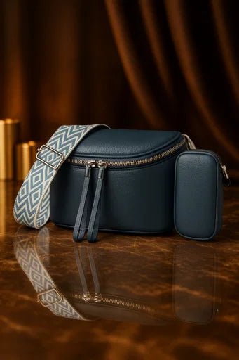 Luxury Crossbody Bag | 2-in-1 Shoulder Bag with FREE Purse