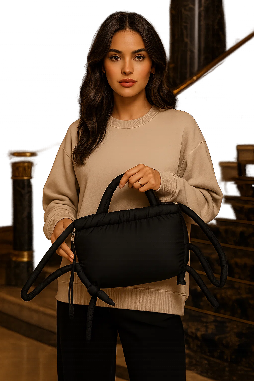 3-in-1 Versatile Nylon Women’s Bag | Backpack, Crossbody & Handbag in One